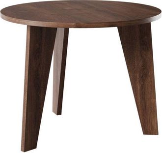 OEM Mesa Redonda Rose &Oslash;90 Cm Para Cocina, Sal&oacute;n, Comedor, Roble Chocolate