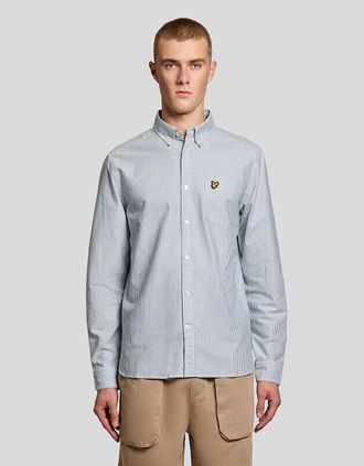 Lyle & Scott Lyle And Scott Mens Stripe Oxford Shirt - Size: 42/Regular