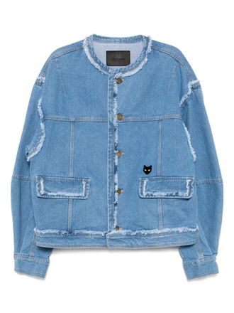 Songzio round-neck denim jacket - Blue