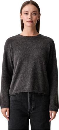 Mos Mosh Mape O-Neck Trui - Dames - Ronde hals truien - Bruin - L - Wol - Truien & Vesten
