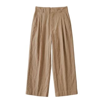 SOEUR Wide Trousers, female, Beige, Size: 2XS Watson Trousers