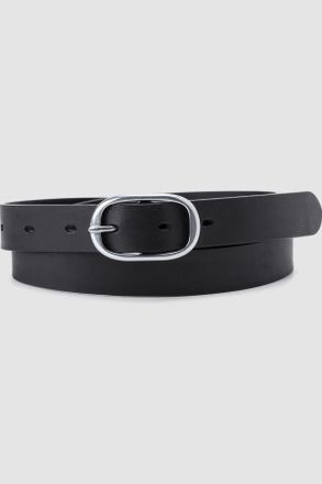 Levi's Cintur&oacute;n Charlie - Mujer - 100 - Negro / Regular Black