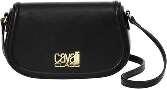 Cavalli Crossbody Bag - Dames - Schoudertassen - Zwart - ONE Size - Leer - Tassen