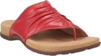 Taos Womens Gift 2 Thong-Style Sandal In Red