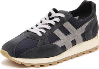 Hogan H671 Allacciato Tess Slash - Heren - Sneakers - Blauw - 45 EU - Leer - Schoenen