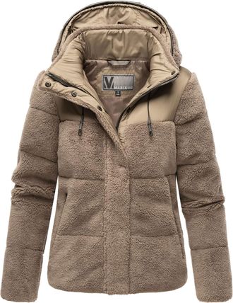 Marikoo dames teddy puffer jas met capuchon - model Kaguraa