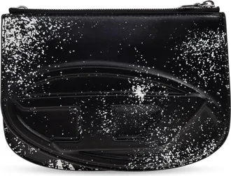 Diesel Schoudertas 1DR 2.0 - Dames - Schoudertassen - Zwart - ONE Size - Leer - Tassen