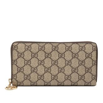 Gucci Pre-owned Gucci GG Supreme Zip Around Long Wallet Ladies 1WLX5CB1O84Y8PVO