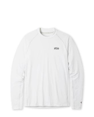 Stio | Mens Hylas Crew Long Sleeve Top, Size Extra Large in Morning Frost