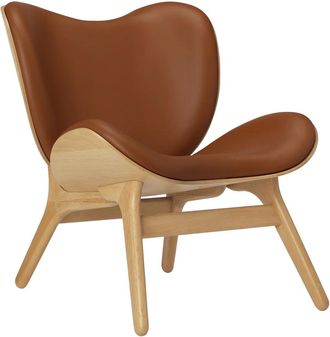 Umage A Conversation Piece Sessel, Eiche natur / Lederoptik Cognac