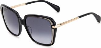 Rag & Bone Grey Gradient Square Ladies Sunglasses RNB1059/G/S 0807/9O 57