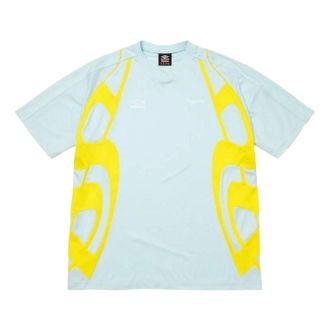 SUPREME x Umbro SS26 Old English Soccer Jersey Light Blue SUP-SS26-211-BLU