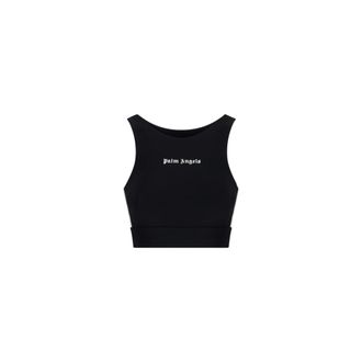 Palm Angels Dames, Tops, Zwart, Maat: 2XS Jersey