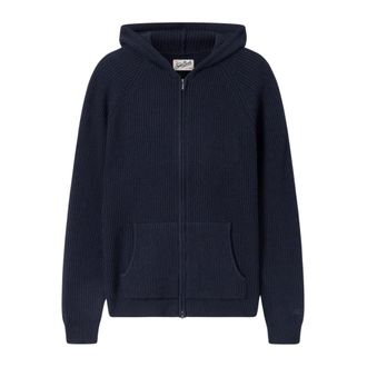 MC2 Saint Barth Malcolm Full-Zip Ribbed Knit - Sweatshirts & Hoodies - Hombre - Azul - 2XL