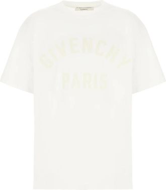 Givenchy Casual Katoenen T-Shirt voor Mannen - Heren - T-shirts - Wit - XL - Katoen - Tops