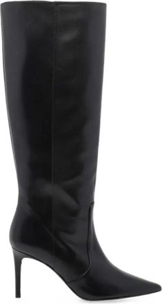 Stuart Weitzman Power Boot T.085 - Dames - Schoenen - Zwart - Maat: 38 1/2 EU Leer
