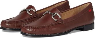 Marc Joseph New York Park Ave Womens Flat Shoes Mahogany Burnished Napa : 10.5 M, Leather
