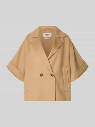 Max Mara Regular Fit Kurzmantel aus reiner Schurwolle Modell NEO in Camel, Gr&ouml;&szlig;e 34
