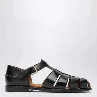 Sebago Sandali Gurkha Tale in pelle neri