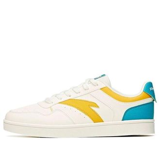 Anta Skateboarding Shoes White Yellow Blue 912118009-6