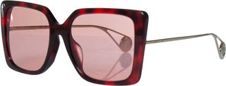 Gucci Oversized Havana Sunglasses (Authentic Pre-Loved)