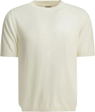 Rakk&igrave; Truien & Vesten, Heren, Wit, M, Katoen, T-Crown Ronde Hals T-shirt