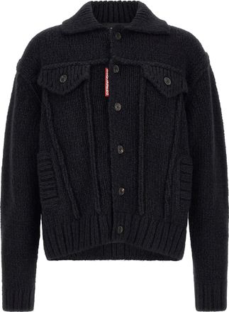 Dsquared2 Dsquared&sup2; Marabou Mens Cardigan