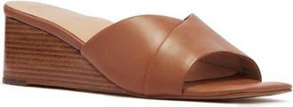 FRANKiE4 Carmen Wedge Slide Sandal in Tan at Nordstrom, Size 8.5