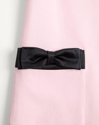 Valentino Abito Corto In Crepe Couture Donna TAFFY/NERO 36