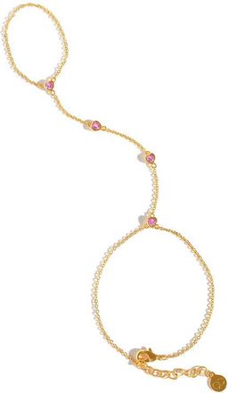 Girls Crew Te Amo Hand Chain Bracelet in Gold at Nordstrom