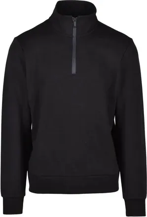 Calvin Klein Black Half-Zip Stretch Sweatshirt