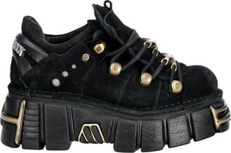 New Rock Platform Sneakers - Dames - Sneakers - Zwart - 39 EU - Su&egrave;de - Schoenen