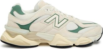 New Balance New Balance 9060 Panelled Mesh Sneakers - White And Green - 3.5 (IT36.5 / UK3.5)