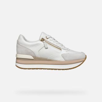 Geox New Kency Woman White/off White, Size: 38