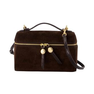 Tory Burch Slim Romy Handtas - Dames - Handtassen - Bruin - ONE Size - Leer - Tassen