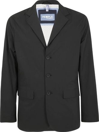 People of Shibuya Stijlvolle Jas - Heren - Blazers - Zwart - 4XL - Polyester - Jassen