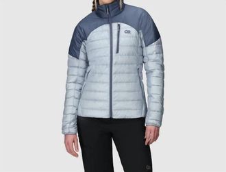 Outdoor Research Helium Down Jacket In Deep Fjord