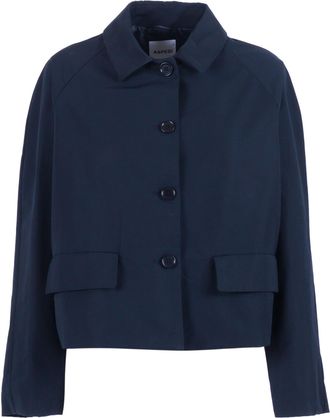Aspesi Boxy Cropped Flap Pocket Jacket