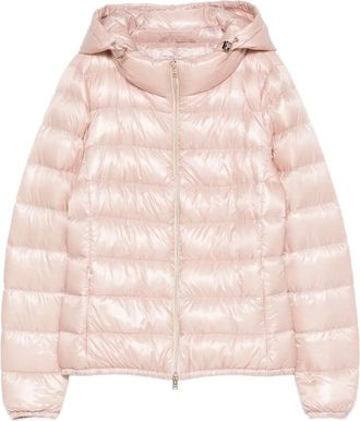 Herno Giacca trapuntata con cappuccio - Rosa