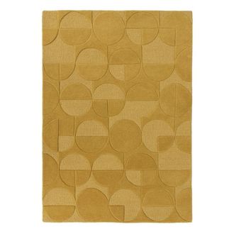 Flair Rugs Alfombra de lana ocre 120x170cm