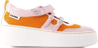 Carel Baskina sneakers - women - Rubber/Fabric/Fabric/Leather - 35 - Pink