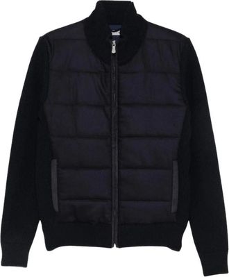 La Fileria Half Zip Sweater - Heren - Zomerjassen - Blauw - 3XL - Wol - Jassen