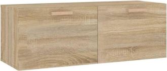 vidaXL Wall Cabinet Sonoma Oak 100x36.5x35 cm Engineered Wood vidaXL