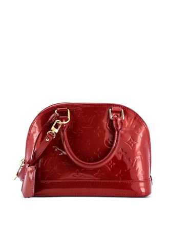 Louis Vuitton Alma Handbag Monogram Vernis BB shoulder bag - Red