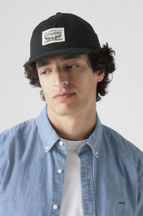 Levi's Relaxed Dad Heritage Cap - Hombre - One Size - Negro / Regular Black