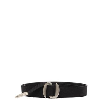 Orciani Dames, Accessoires, Zwart, Maat: 90 CM Leer