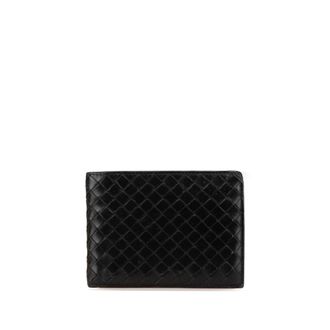 Bottega Veneta Pre-owned Womens Intrecciato Leather Wallet Vn - Black - One Size