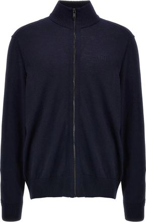 HUGO BOSS Truien & Vesten, Heren, Blauw, M, Wol, Balonso-L Cardigan