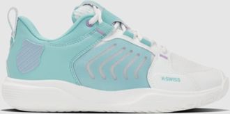 K-Swiss Womens Ultrashot 3 Tennis Shoe In Brilliant White/angel Blue