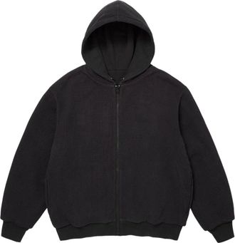 SUPREME FW26 Reversible Work Zip Up Hooded Sweatshirt Black SUP-FW26-093-BLK